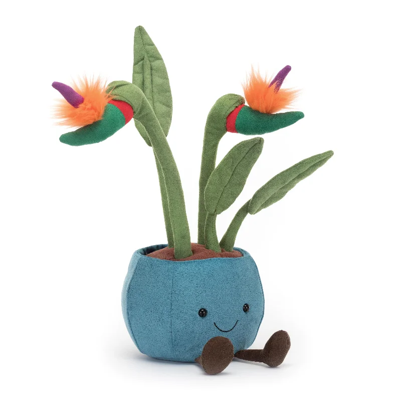 Cozy and gentle Jellycat attention to detailAmuseable Bird of Paradise