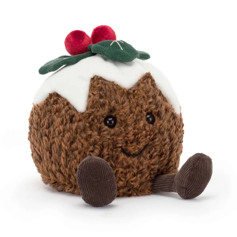 Fluffy and charming Jellycat itemsAmuseable Christmas Pudding