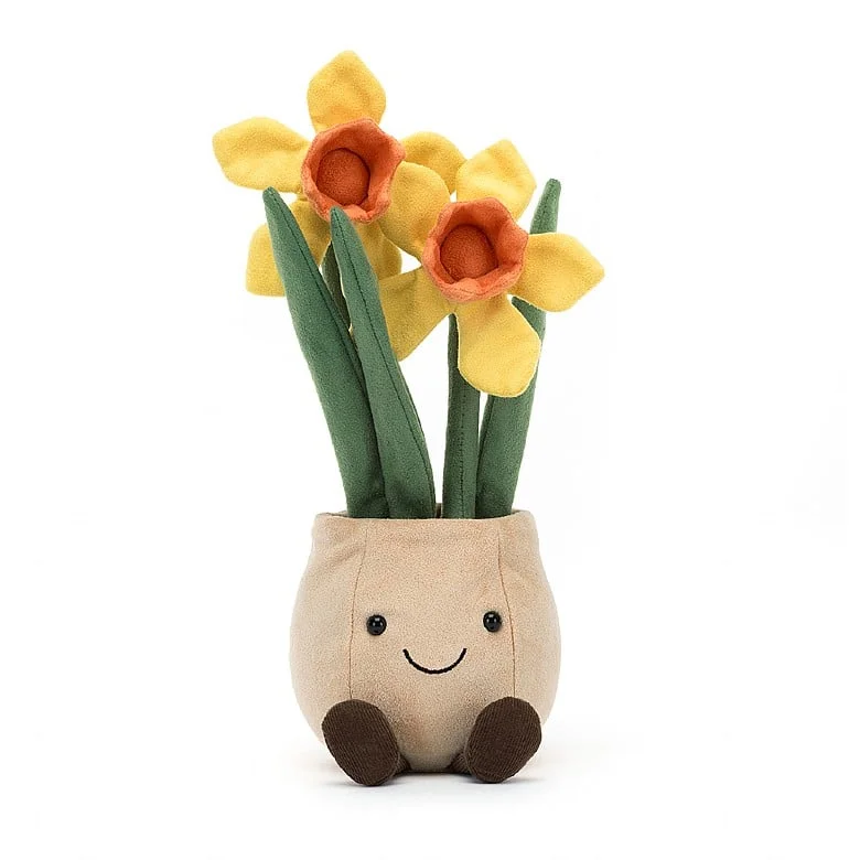 Cuddly and delightful Jellycat naptime buddiesAmuseable Daffodil Pot