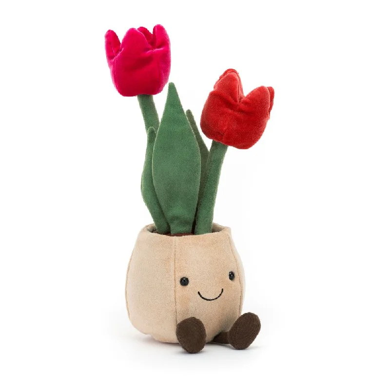 Adorable and gentle Jellycat friendsAmuseable Tulip Pot