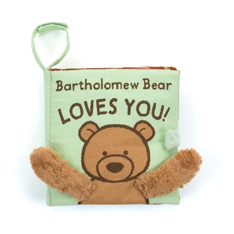 Soft and cozy Jellycat high-quality craftsmanshipBartholomew Bear Loves You Book