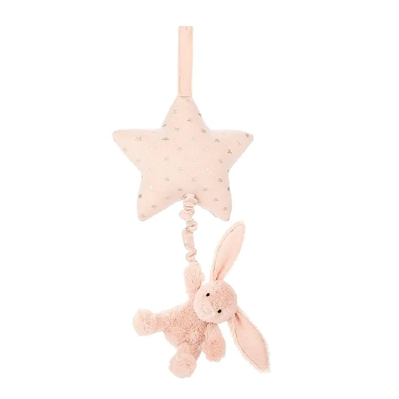 Huggable and sweet Jellycat all-around favoritesJellycat Musical Pull Toy - Bashful Bunny Blush
