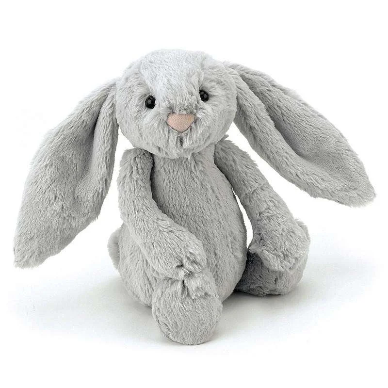 Huggable and sweet Jellycat all-around favoritesSilver Bashful Bunny Medium - Jellycat Huggable and sweet Jellycat all-around favoritesSilver Bashful Bunny Medium - Jellycat