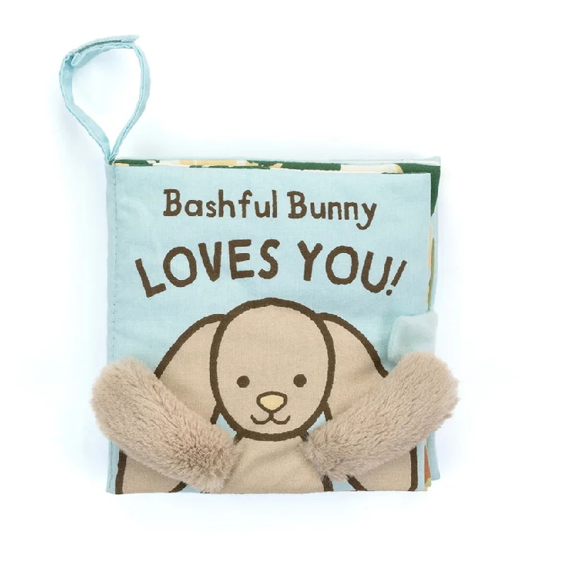 Huggable and charming Jellycat beloved by all ages.Bashful Bunny Loves You Book