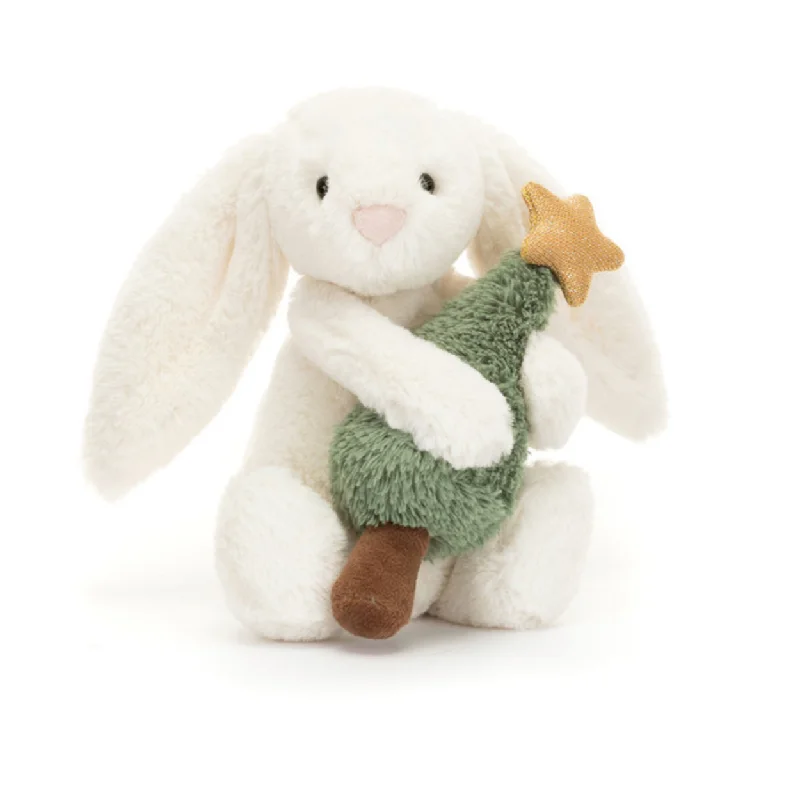 Cozy and delightful Jellycat companionsBashful Bunny With Christmas Tree max 1 per customer Cozy and delightful Jellycat companionsBashful Bunny With Christmas Tree max 1 per customer