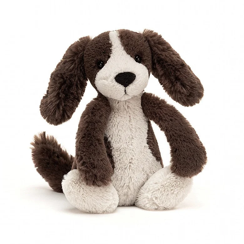 Cuddly and delightful Jellycat naptime buddiesBashful Fudge Puppy Original - Medium