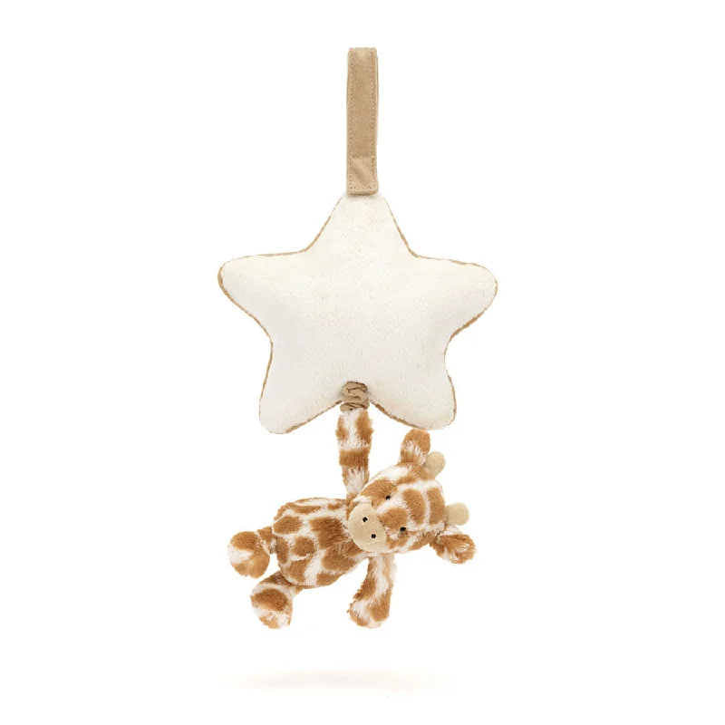 Cozy and delightful Jellycat companionsBashful Giraffe Musical Pull