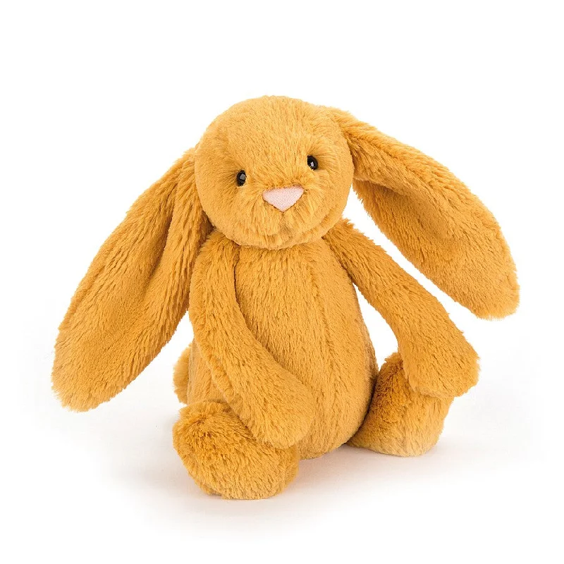 Adorable and gentle Jellycat friendsBashful Saffron Bunny - Medium