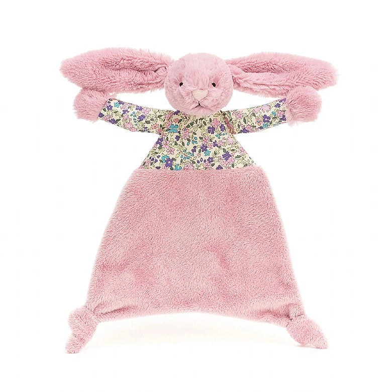 Cozy and gentle Jellycat attention to detailBlossom Bashful Tulip Bunny Comforter