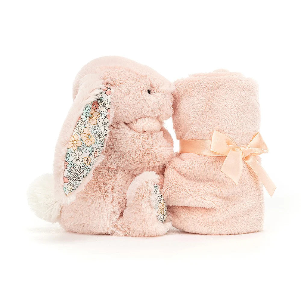Fluffy and comforting Jellycat superior materialsBlossom Blush Bunny Soother