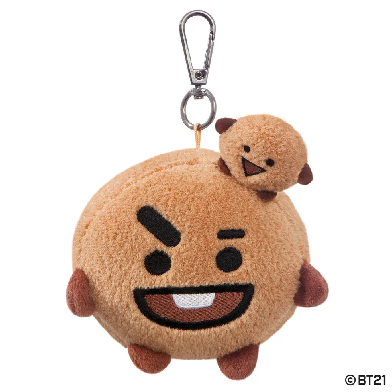 Soft and cuddly stuffed animalsBT21, SHOOKY Plush Key Clip, 4In