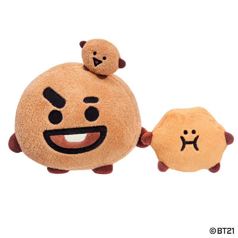 Delightful and enchanting plush friendsBT21, SHOOKY Soft Toy, Small, 6In
