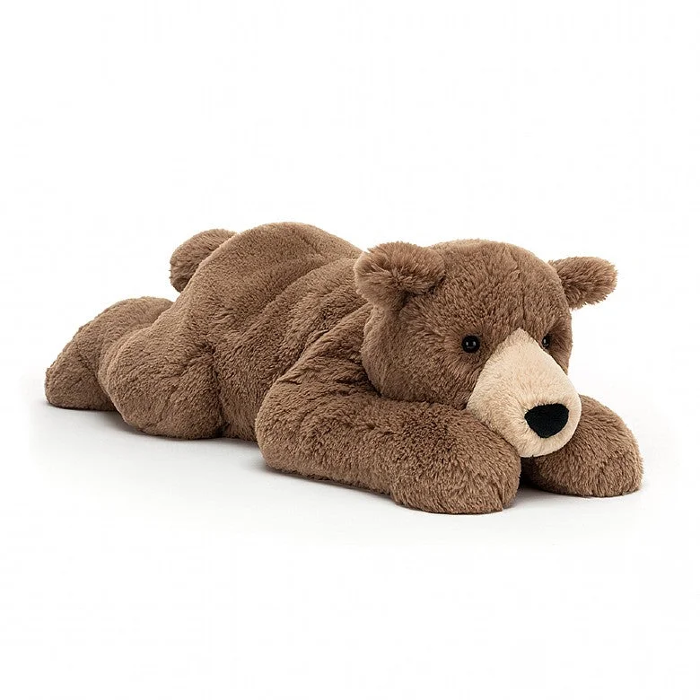 Cozy and delightful Jellycat companionsWoody Bear Lying From Jellycat Suitable From Birth Cozy and delightful Jellycat companionsWoody Bear Lying From Jellycat Suitable From Birth