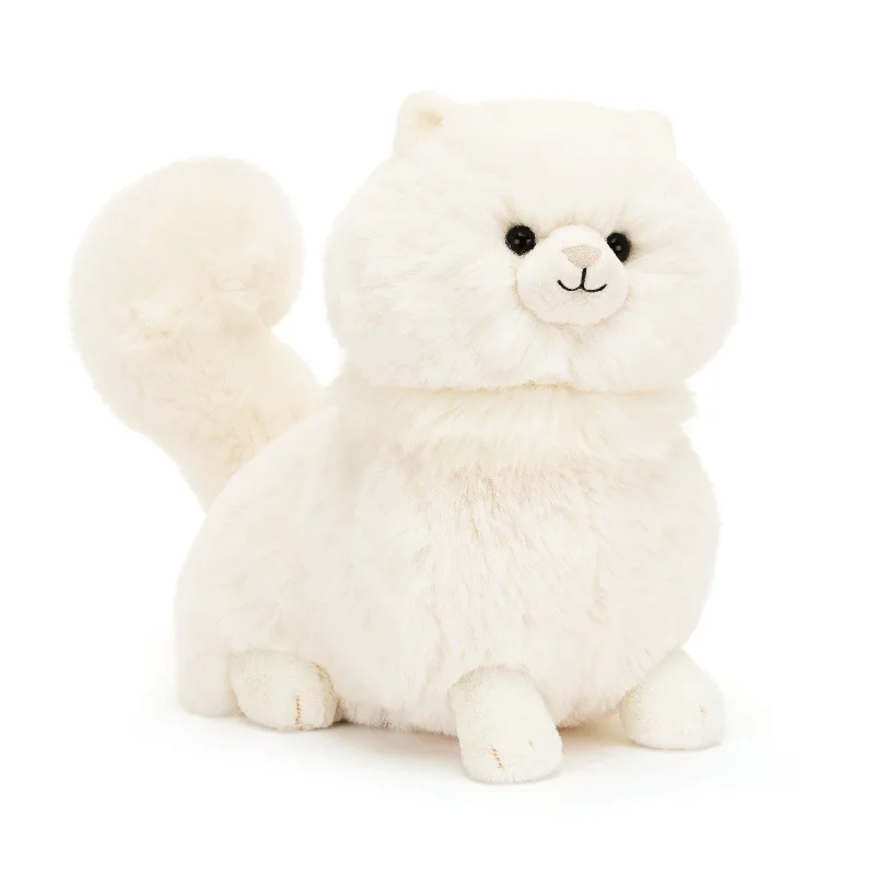 Cuddly and endearing Jellycat timeless appealCarissa Persian Cat Cream