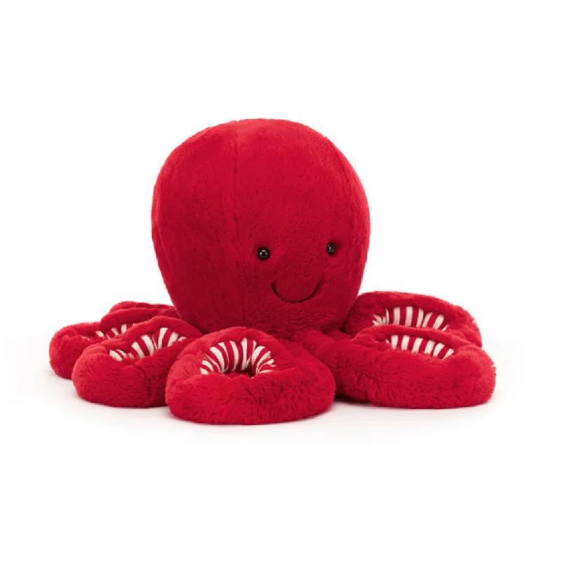 Cuddly and endearing Jellycat timeless appealCranberry Octopus