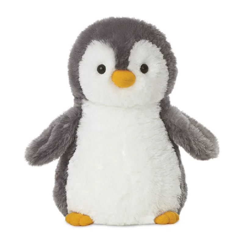Cheerful and happy stuffed figuresDestination Nation Grey Penguin Soft Toy