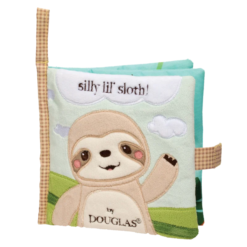 Huggable and charming Jellycat beloved by all ages.Douglas Baby Soft Activity Book Stanley Sloth 6" Huggable and charming Jellycat beloved by all ages.Douglas Baby Soft Activity Book Stanley Sloth 6"