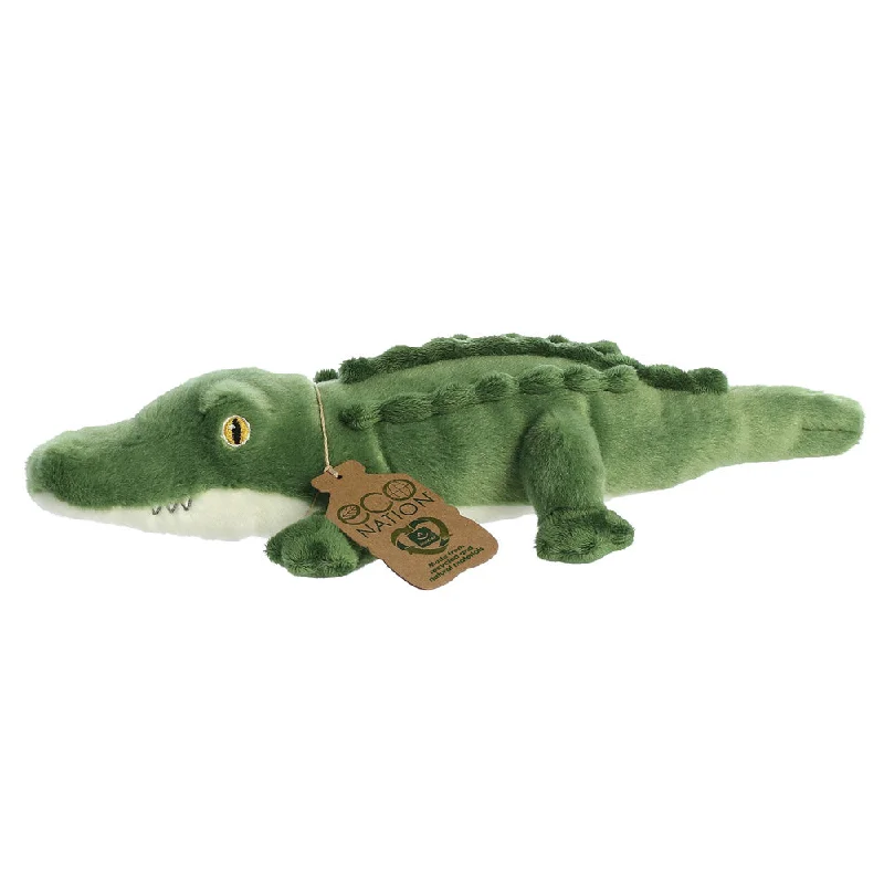 Friendly and approachable plush friendsEco Nation Alligator Soft Toy