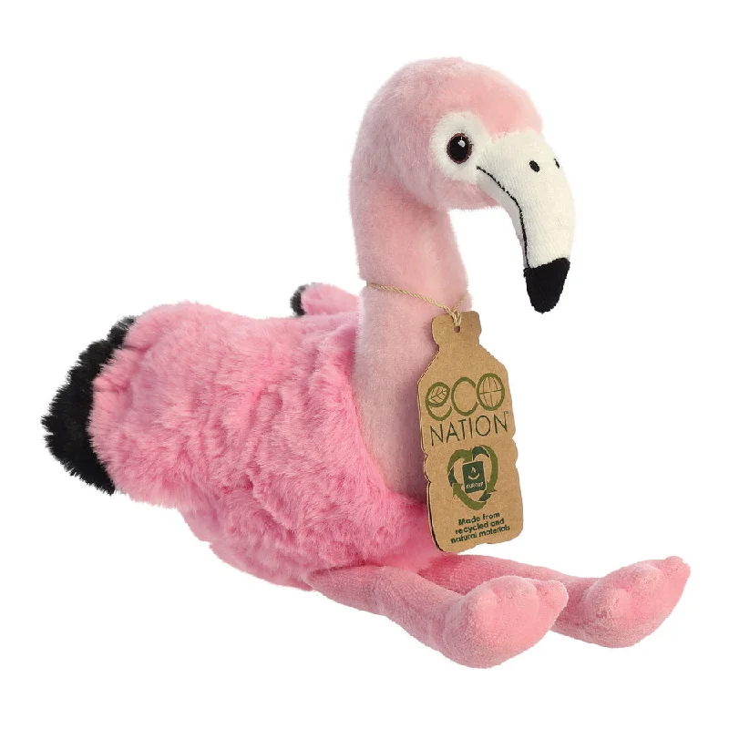 Delightful and enchanting plush friendsEco Nation Flamingo Soft Toy