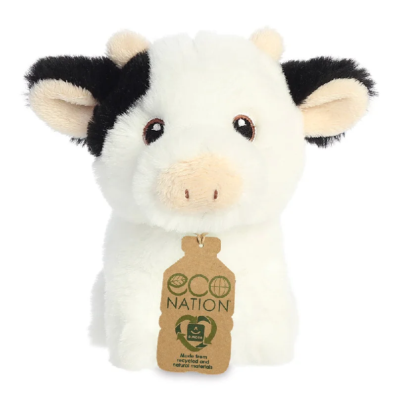 Enchanting and magical plush dollsEco Nation Mini Cow Soft Toy