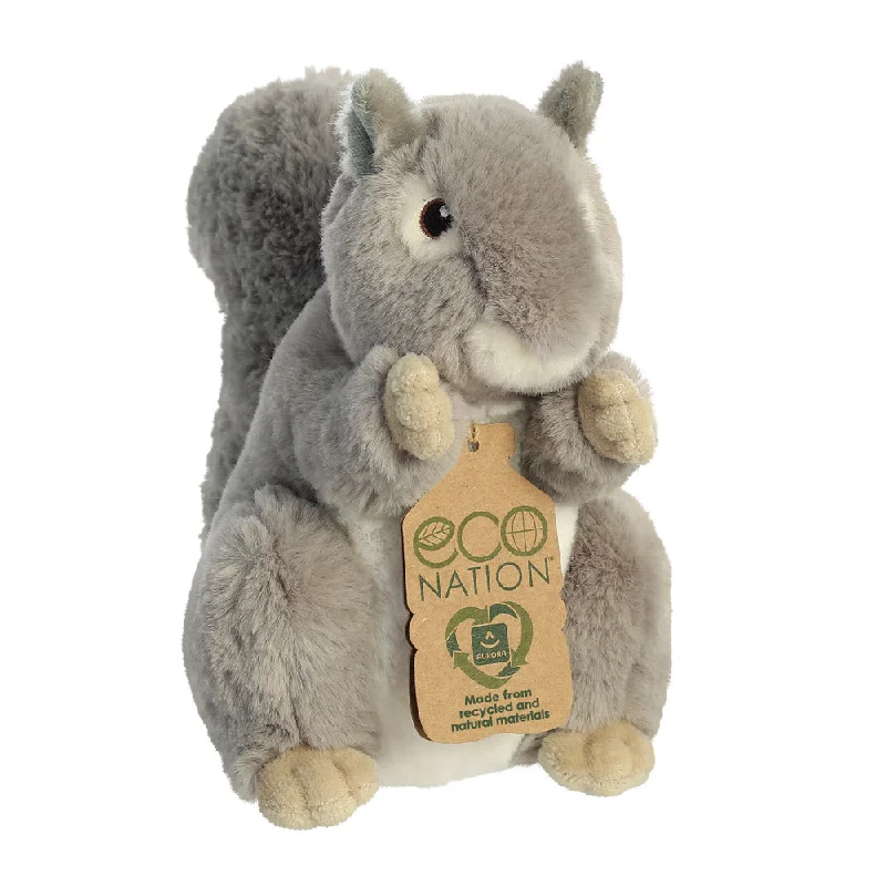 Playful and cheerful stuffed creaturesEco Nation Squirrel Soft Toy