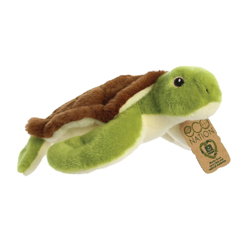 Huggable and cozy plush toysEco Nation Turtle Soft Toy