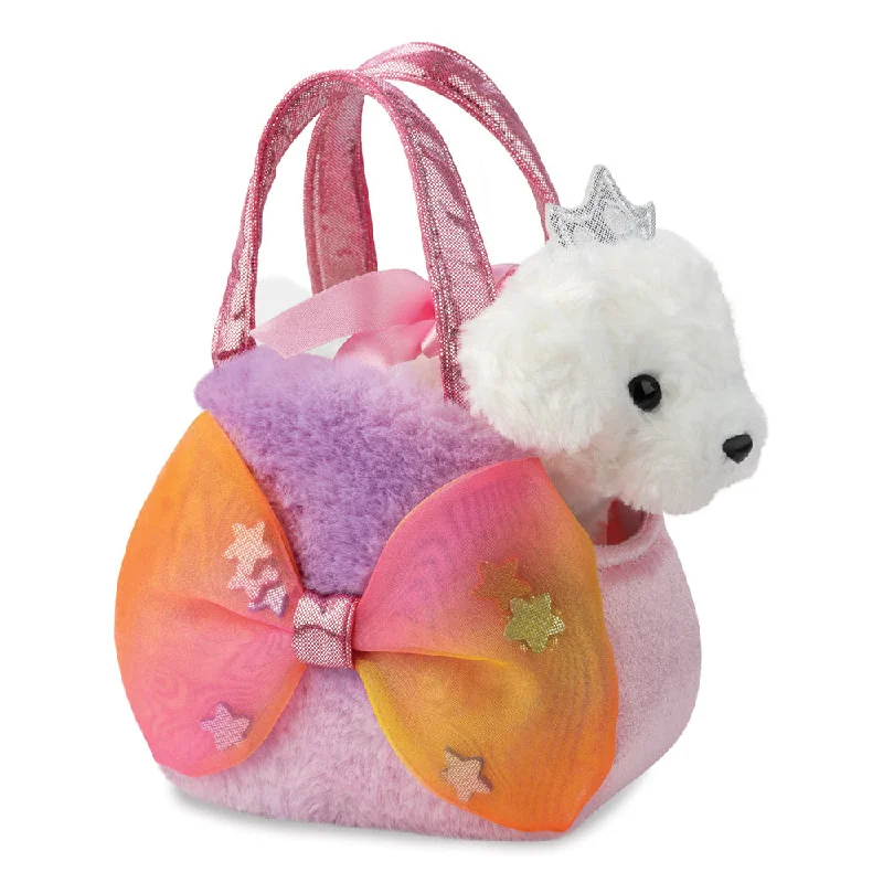 Soft and cuddly stuffed animalsFancy Pal Big Bow Princess Puppy Soft Toy