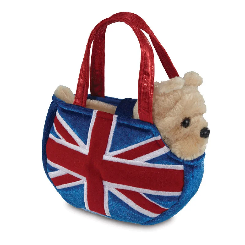 Delightful and enchanting plush friendsFancy Pal Bulldog Union Jack Soft Toy