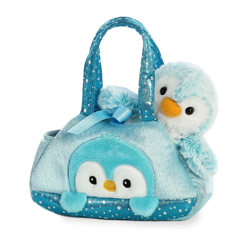 Soft and squishy plush crittersFancy Pal Penguin Blue Soft Toy