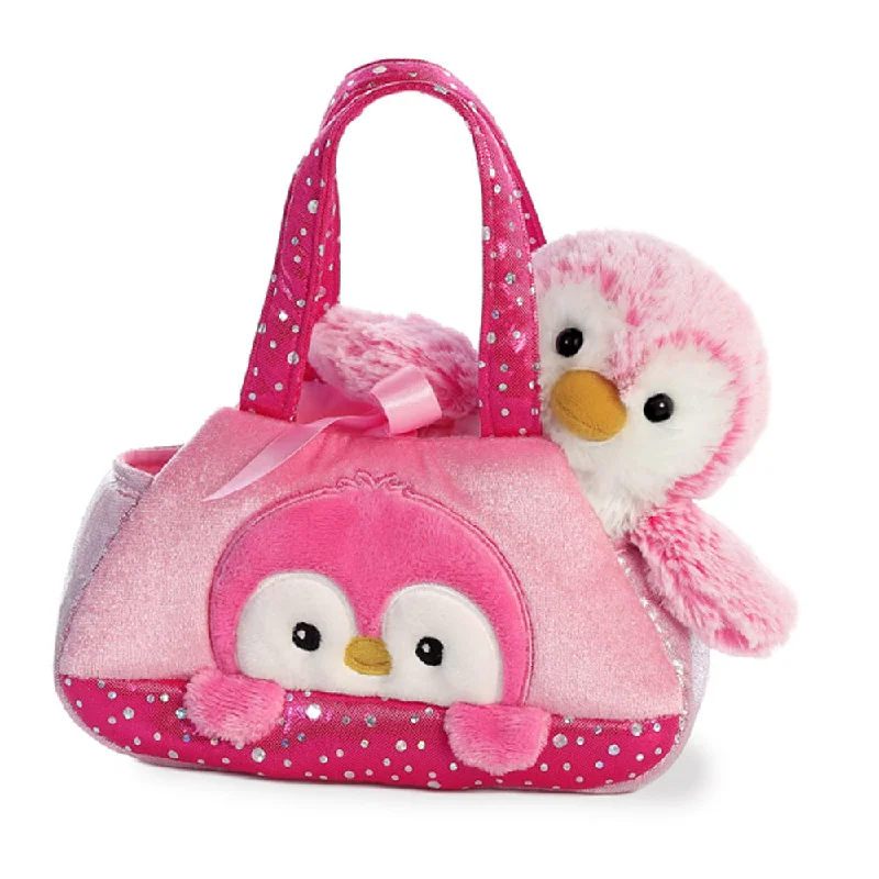 Cheerful and happy stuffed figuresFancy Pal Penguin Pink Soft Toy