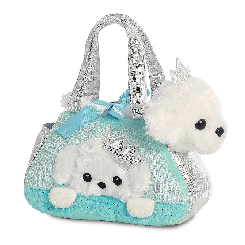 Playful and cheerful stuffed creaturesFancy Pal Princess Puppy Soft Toy