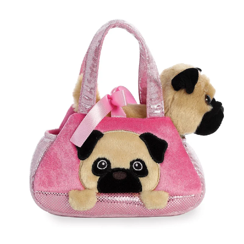 Delightful and enchanting plush friendsFancy Pal Peek-a-Boo Pug Soft Toy