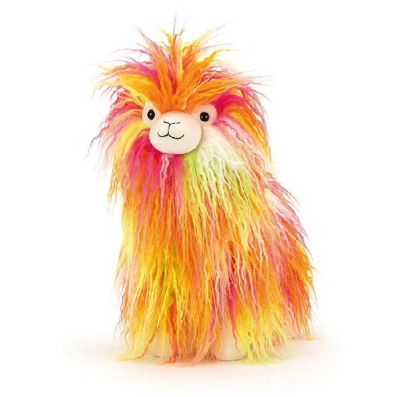 Adorable and gentle Jellycat friendsFiesta Llama by Jellycat