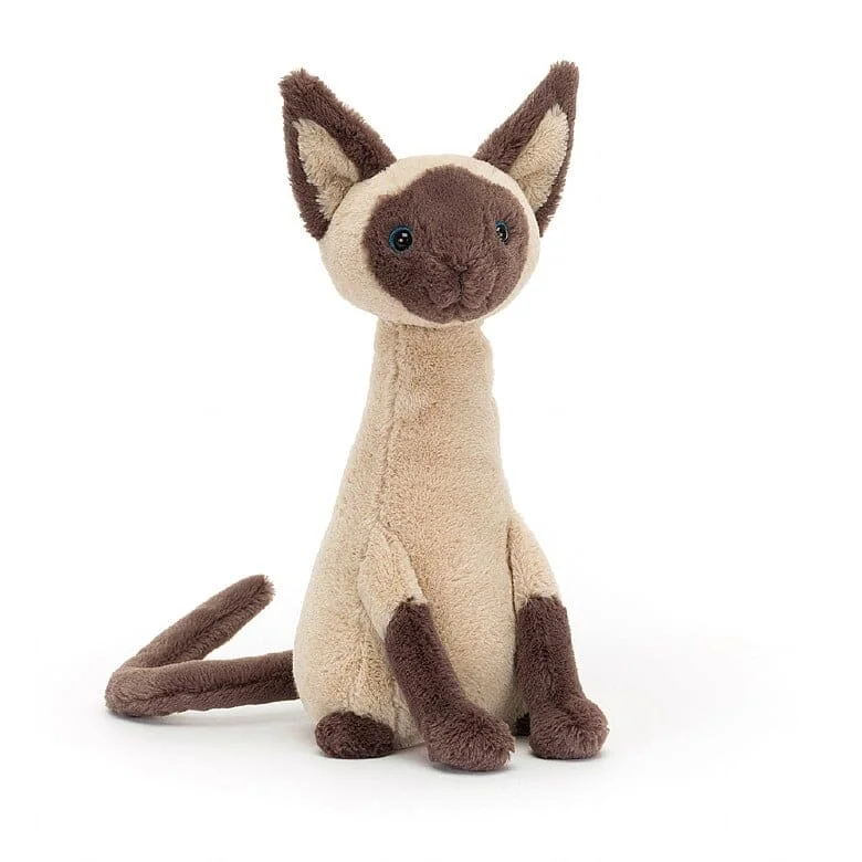 Cuddly and snuggly Jellycat snuggle partnersIris Siamese Cat