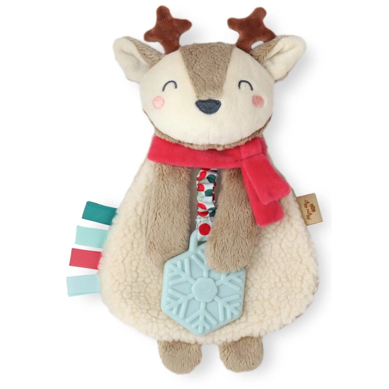 Cuddly and delightful Jellycat naptime buddiesItzy Ritzy Itzy Lovey™ Holiday Reindeer Plush + Teether Toy Cuddly and delightful Jellycat naptime buddiesItzy Ritzy Itzy Lovey™ Holiday Reindeer Plush + Teether Toy