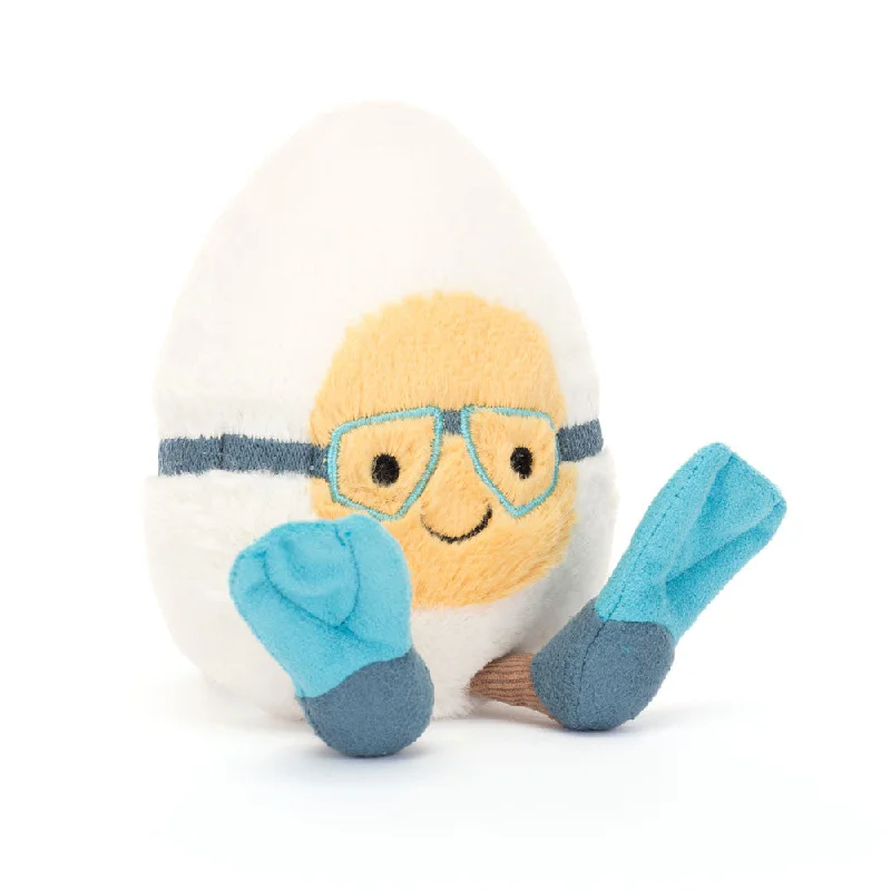 Soft and cozy Jellycat high-quality craftsmanshipJellycat Amuseable Boiled Egg Scuba Soft and cozy Jellycat high-quality craftsmanshipJellycat Amuseable Boiled Egg Scuba