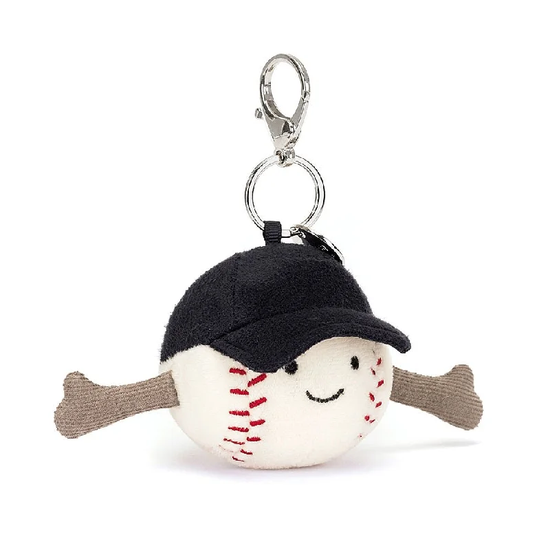 Soft and cozy Jellycat high-quality craftsmanshipJellycat Amuseable Sports Baseball Bag Charm Soft and cozy Jellycat high-quality craftsmanshipJellycat Amuseable Sports Baseball Bag Charm