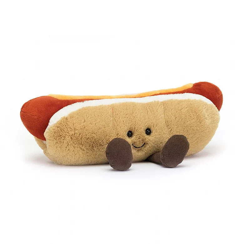 Endearing and lovable stuffed toysJellycat, Amuseable Hot Dog
