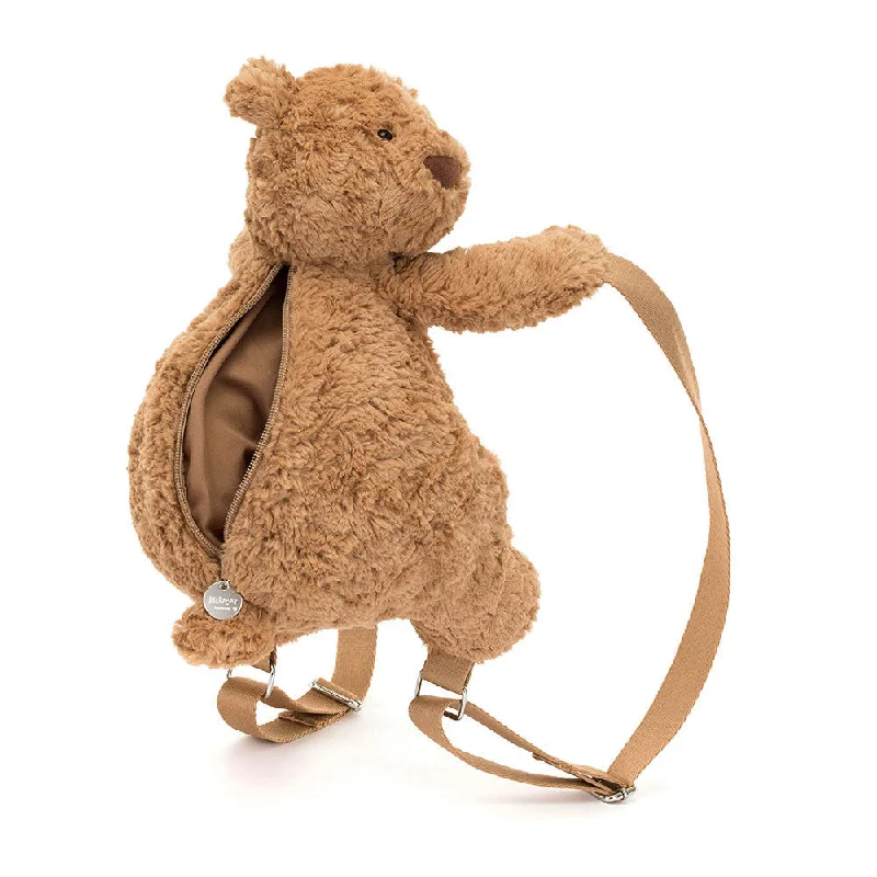 Fluffy and comforting Jellycat superior materialsJellycat Bartholomew Bear Backpack