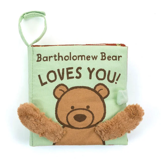 Adorable and gentle Jellycat friends*NEW* Jellycat 'Bartholomew Bear Loves You' Soft Book