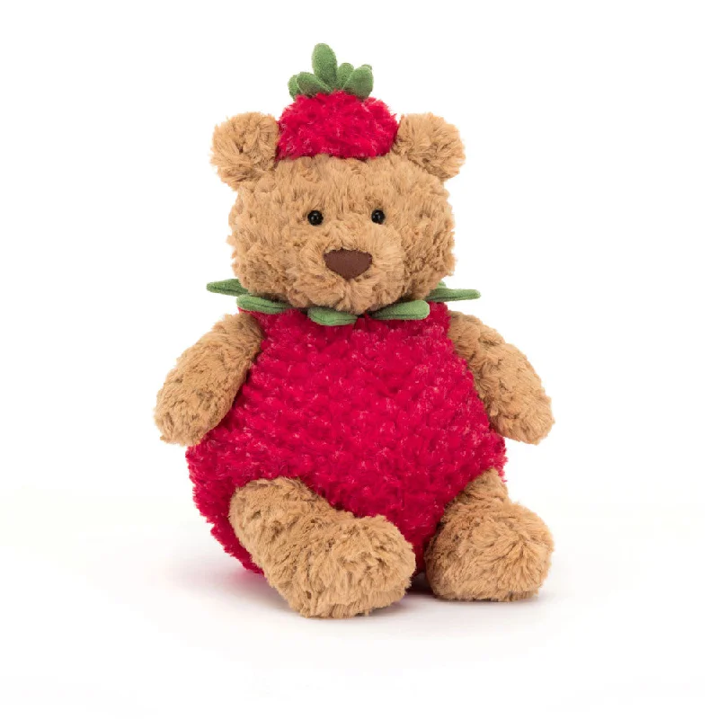 Cuddly and endearing Jellycat timeless appealJellycat Bartholomew Bear Strawberry