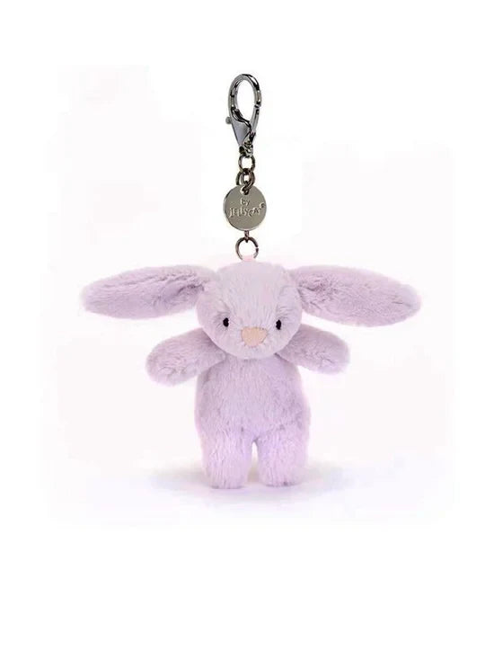 Fluffy and charming Jellycat itemsJellycat Bashful Bunny Lavender Bag Charm