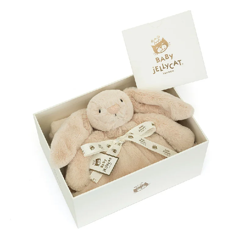 Soft and charming Jellycat designsJellycat Bashful Luxe Bunny Beige Blankie