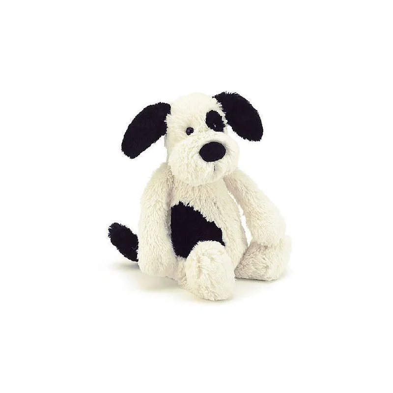 Fluffy and comforting Jellycat superior materialsJellycat Bashful Black and Cream Puppy - Small Fluffy and comforting Jellycat superior materialsJellycat Bashful Black and Cream Puppy - Small