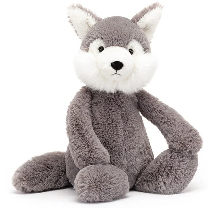 Fluffy and comforting Jellycat superior materialsBashful Wolf