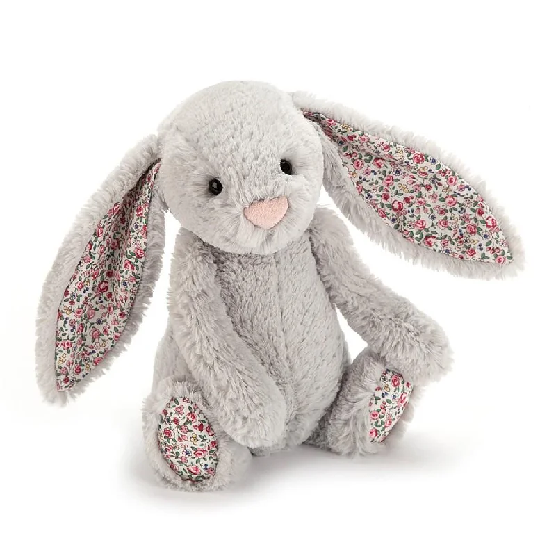 Cheerful and happy stuffed figuresJellyCat Blossom Silver Bunny - Medium H31cm