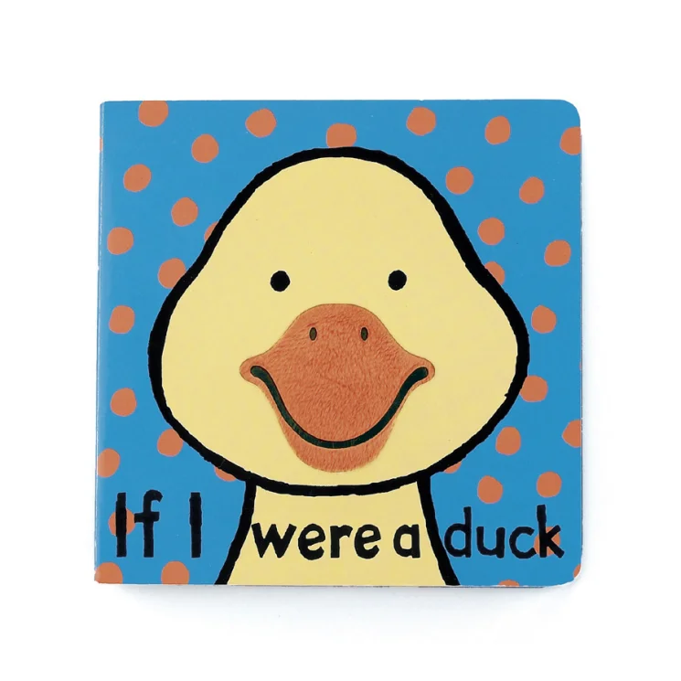 Fluffy and comforting Jellycat superior materialsJellycat Board Book - If I Were a Duck Fluffy and comforting Jellycat superior materialsJellycat Board Book - If I Were a Duck