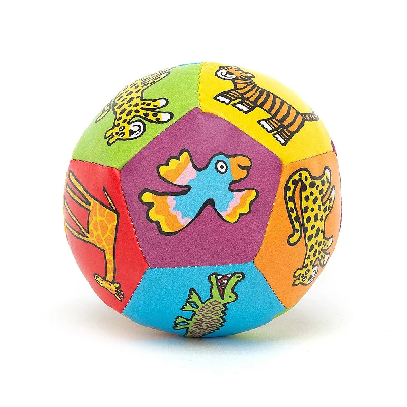 Soft and cozy Jellycat high-quality craftsmanshipJellycat Jungly Tails Boing Ball