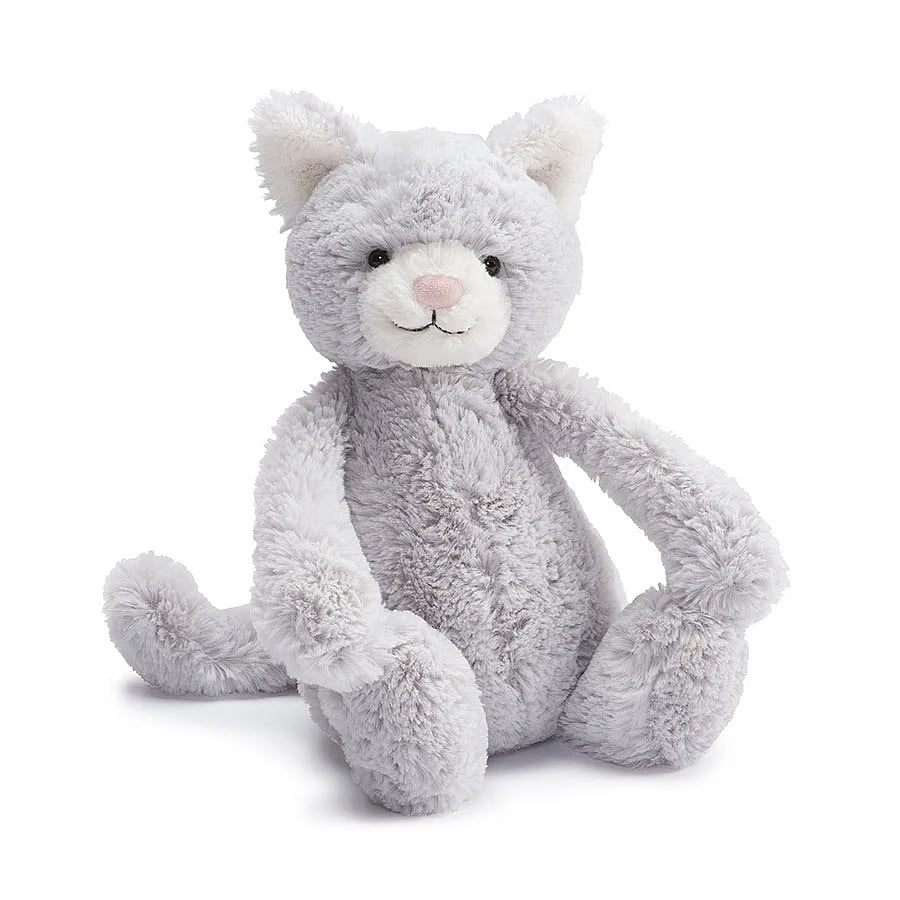 Huggable and comforting Jellycat creationsJellycat Medium Bashful Grey Kitty