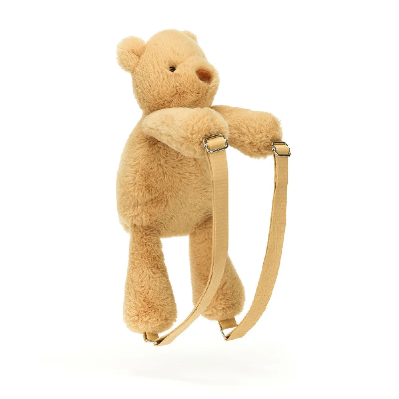 Sweet and endearing Jellycat stuffiesJellycat Smudge Bear Backpack 17"
